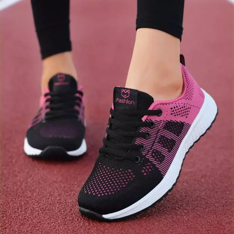 حذاء ركض خفيف الوزن للنساء ، حذاء رياضي مريح ، الركض والتنس