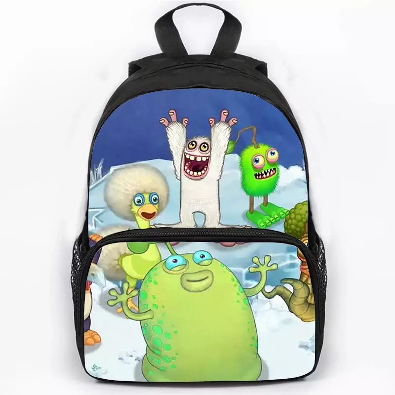 My Singing Monsters Backpack for Boys Girls Cartoon School Bags Children Daypack Waterproof Bookbag Back to School Mochila gifts