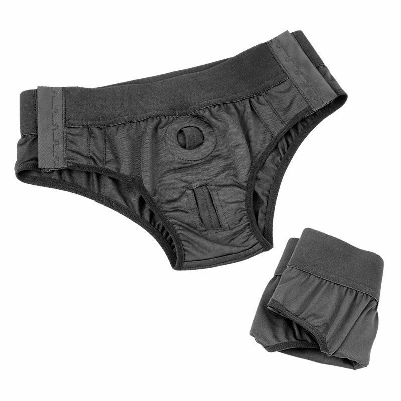 Sous-vêtements en cuir DilEducational Wearable Fake Penis pour hommes et femmes, pantalons de sortie