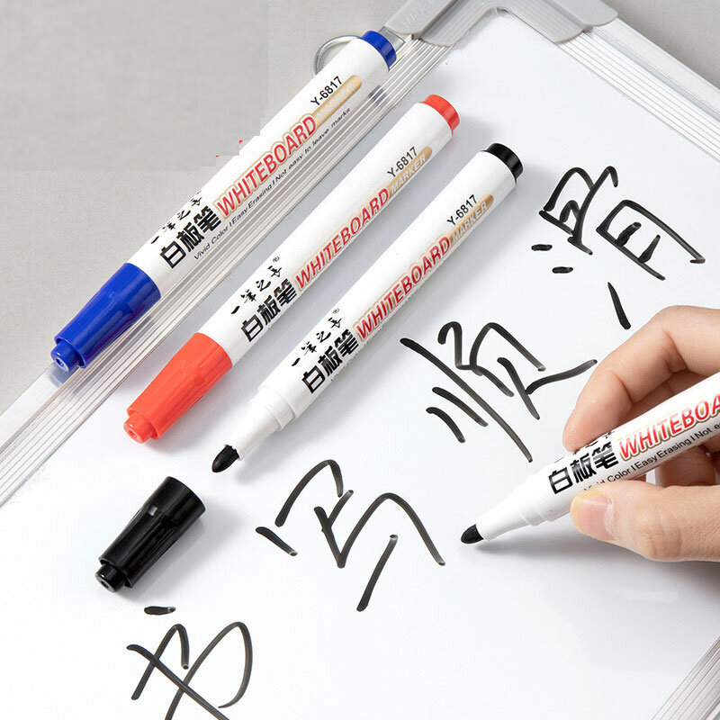 Caneta de quadro branco de 30pcs pode ser apagada caneta caneta de grande capacidade não tóxica para caneta de placa de desenho à base de água do professor
