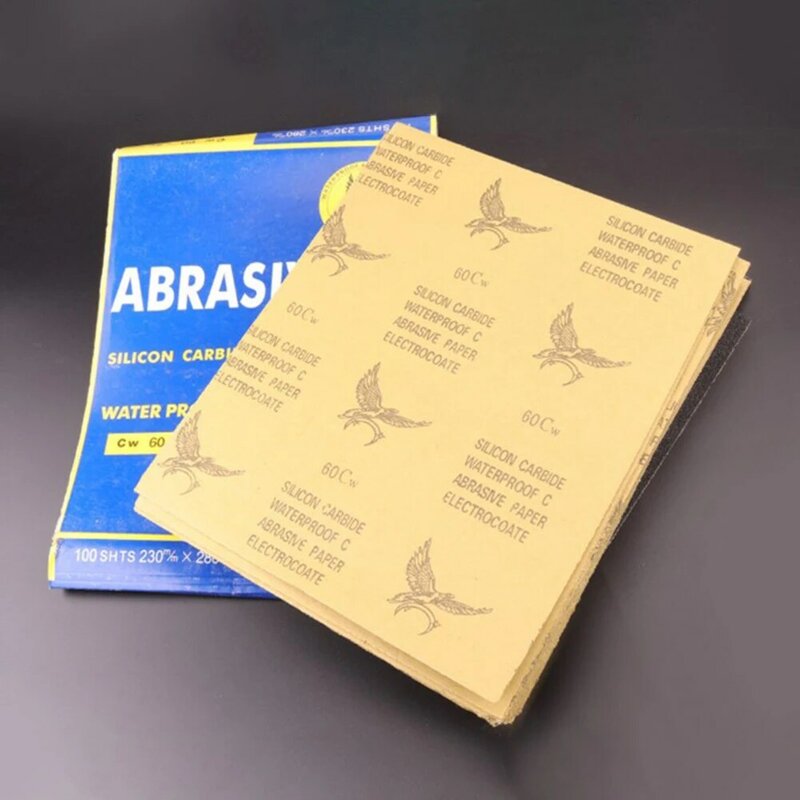 Feuilles de Papier de Verre Abrasif pour le Polissage du Bois, Automobile, Durable, Nouveau, 230x280mm, 60-2000 #