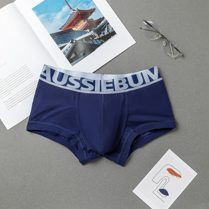 Aussieboom-ملابس داخلية للرجال ملونة لرفع الورك ، سراويل داخلية مثيرة ، حزام رياضي رافع U ، ملابس الملاكمين مرنة ومريحة وقابلة للتنفس