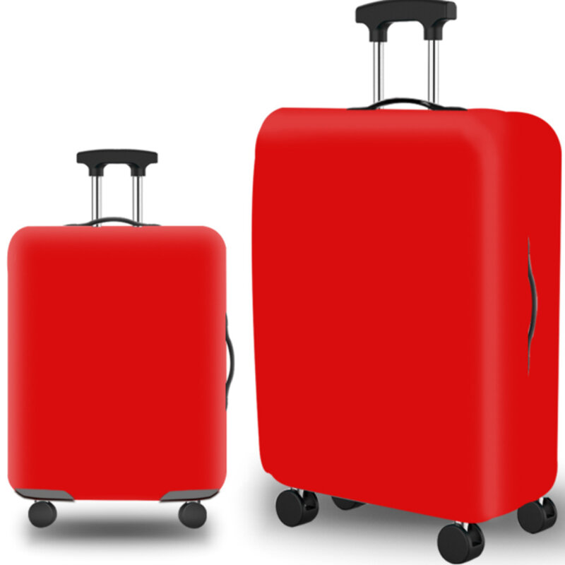 Sarung koper, pelindung bagasi perjalanan lebih tebal, aksesori perjalanan, sarung koper elastis digunakan untuk koper 18-28 inci