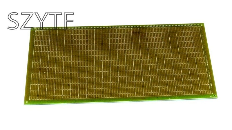 Circuit imprimé universel CNC en fibre de verre, plaque d'huile verte de 18x30cm, circuit imprimé de 1.6MM d'épaisseur