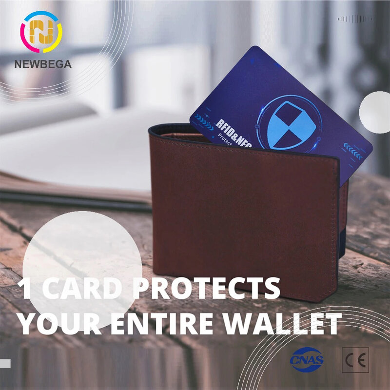 RFID NFC Blocking Shilding Cards For Passport/Purse Credit Card Size New Technology Premium Quality Free Shipping 1PCS