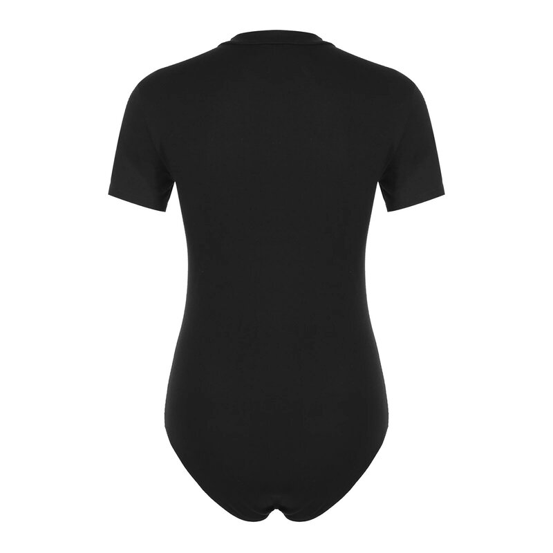 Bodysuit de collant monocromático masculino, macacão apertado, camiseta skinny, macacão, pijama, camiseta, pressione botão Virilha, bodysuit