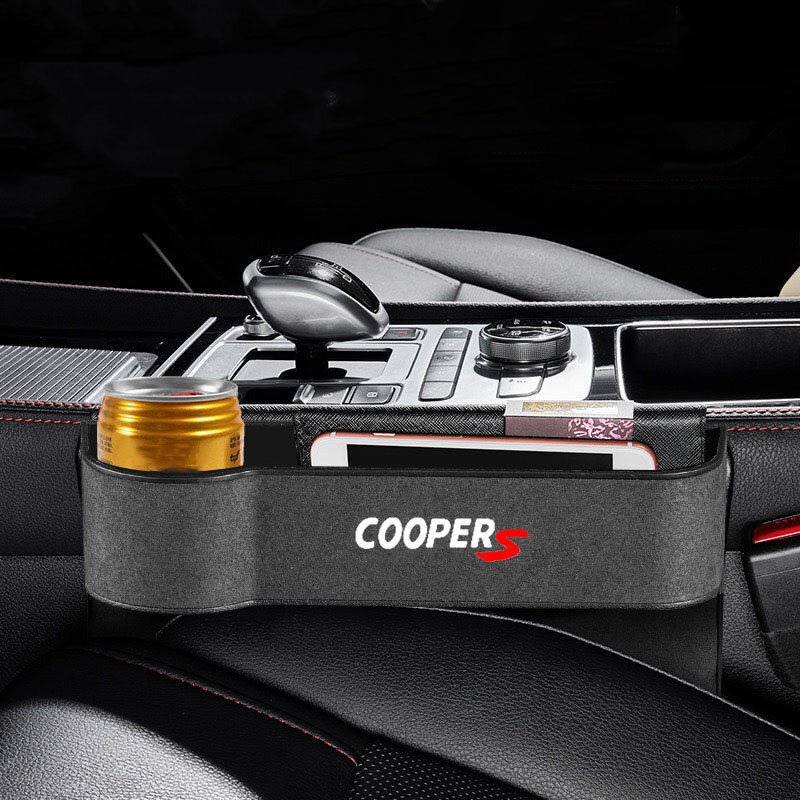 Seggiolino Auto fessure fessure scatola di immagazzinaggio sedile organizzatore Gap fessura supporto di riempimento per Cooper R55 R56 R60 R61 F55 F56 F60r accessori Auto
