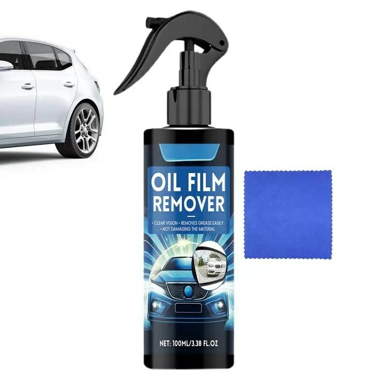 100ml Automotive Glass Oil Film Remover Glass Oil Film Purifier Oil Film Cleaner Glass Water Cleaner Automotive Products