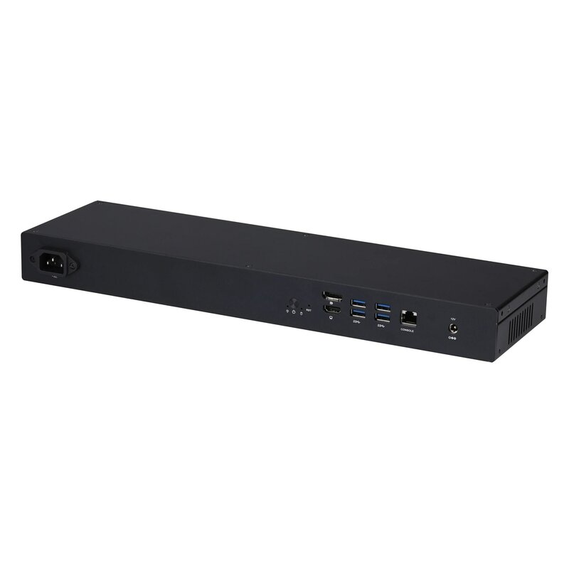 Qotom Mini PC Q1015GE Celeron 5205U Q1035GE i3-10110U 1U-Rack 8 Lan Ports Security Gateway Appliance AES-NI