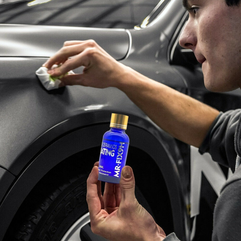 疎水性液体ガラスコート,自動車用超粘着コーティング,30ml,9時間。