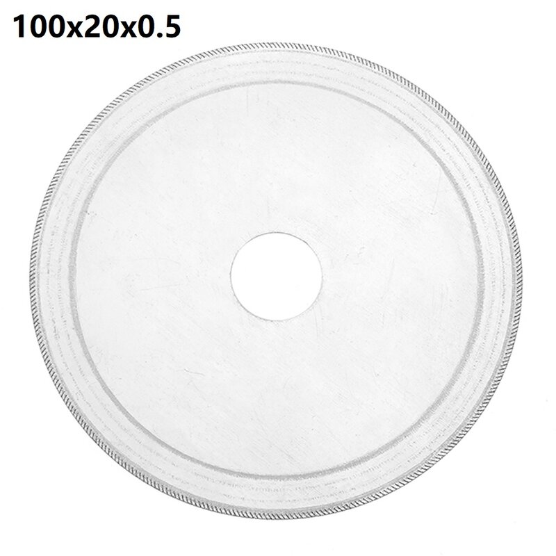 Diamond Cutting Disc Super Thin 20mm Bore Saw Blade Wheel Kit 110-150mm For Glass Tube Marble Gemstone Non-metallic Cutting Tool