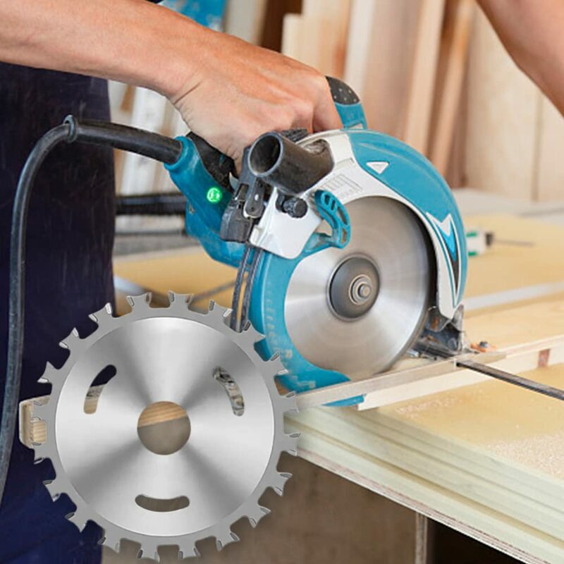 4Inch Alloy Woodworking Double Side Saw Blade Circular Cutting Disc Rotating Drilling Tool For Wood Plastic Aluminum And Steel