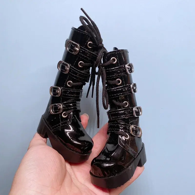 Sepatu boneka Bjd, aksesori boneka mainan sepatu bot 1/3 cm alas kaki 7.5cm