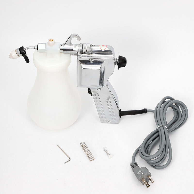 Electric Textile Spot Cleaning Sprayer Spray Gun 110V Sier Adjustable Nozzle US Plug