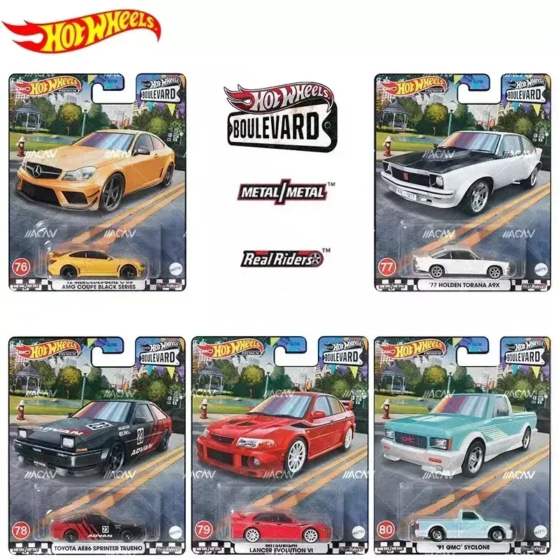 Original Hot Wheels Premium Car Boulevard Kids Toys for Boys Model Voiture 1/64 Diecast Holden Torana A9X Toyota Ford Collection