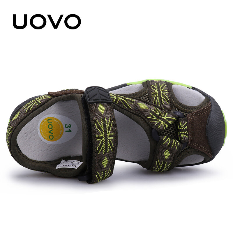 UOVO Foorwear 2022 Летняя женская обувь, дышащие Повседневные Спортивные Тапочки для малышей #25-35