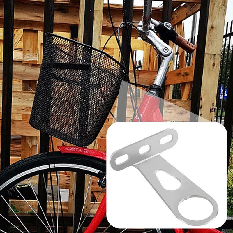Koszyk rowerowy wspornik montażowy kosz rowerowy wspornik pomocniczy uniwersalny kosz pozycjonujący części rower składany sprzętowe zapobiegające upadkowi