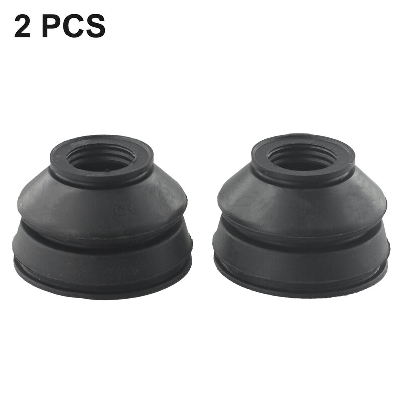 Cover Cap Dust Boot Covers Office Outdoor Garden 2 Pcs Black Fastening System Replacements Rubber High Quality