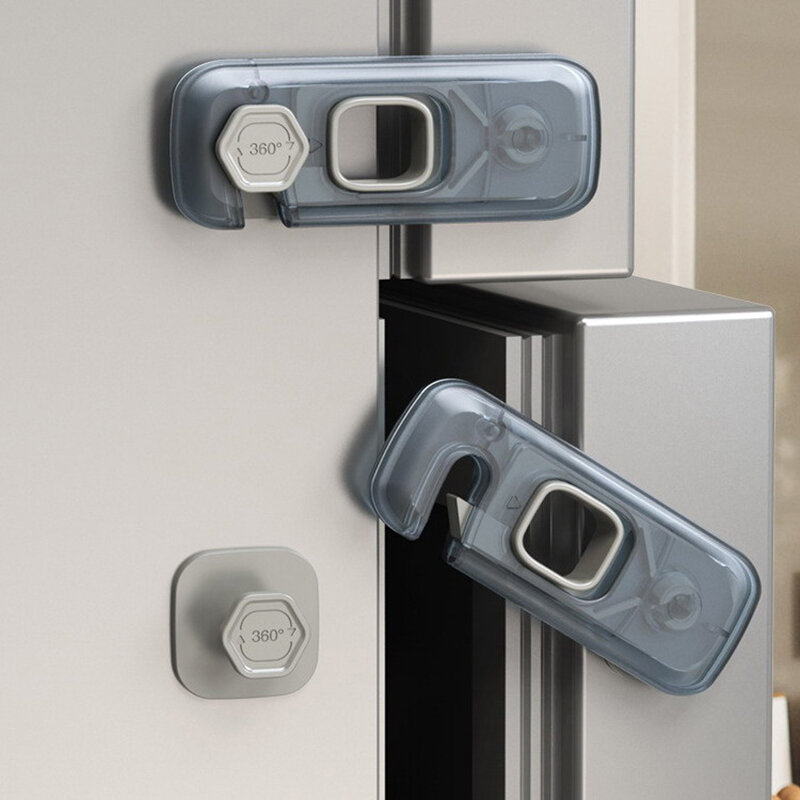 Baru 1 buah kunci pintu kulkas Freezer rumah kunci penangkap pintu lemari balita anak kunci pengaman untuk keamanan bayi kunci anak