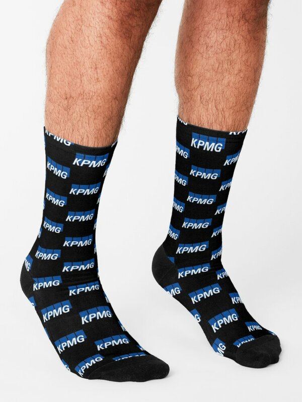 KPMG-calcetines gruesos para hombre, diseño Simple, envío gratis