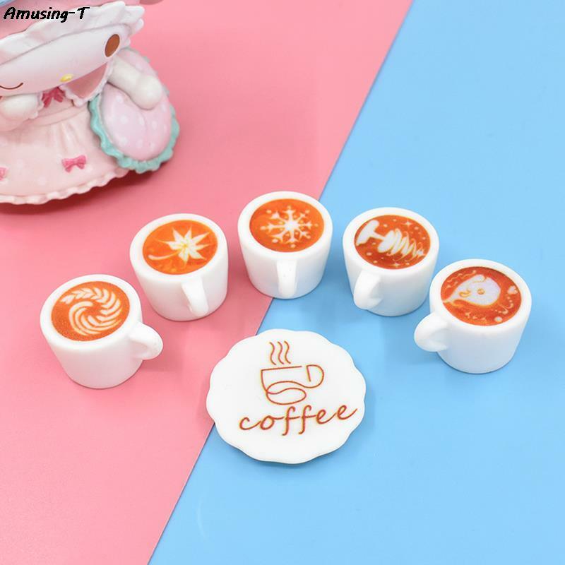 Dollhouse Miniture Simulation Coffee Cups Furniture Kitchen Toys Model Ornaments Decoration Accessories Gifts