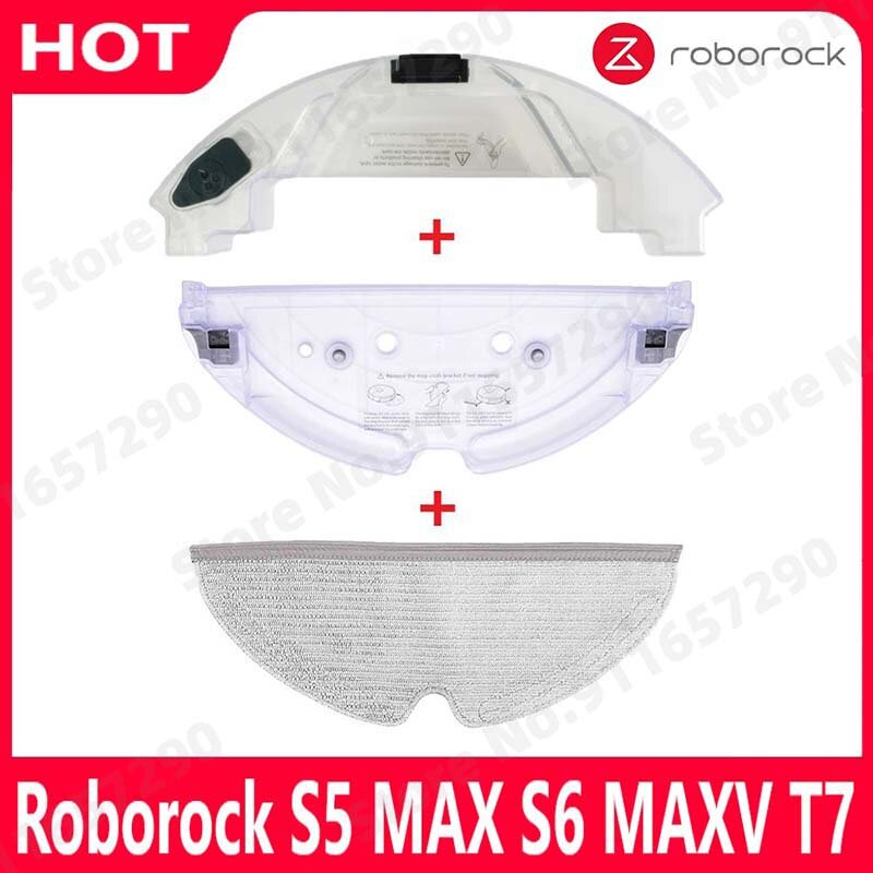 ใหม่ Roborock S5 MAX S50 MAX S55 MAX S6 MAXV T7 Pro ถาด Mops ถังน้ำอะไหล่เครื่องดูดฝุ่นอุปกรณ์เสริม