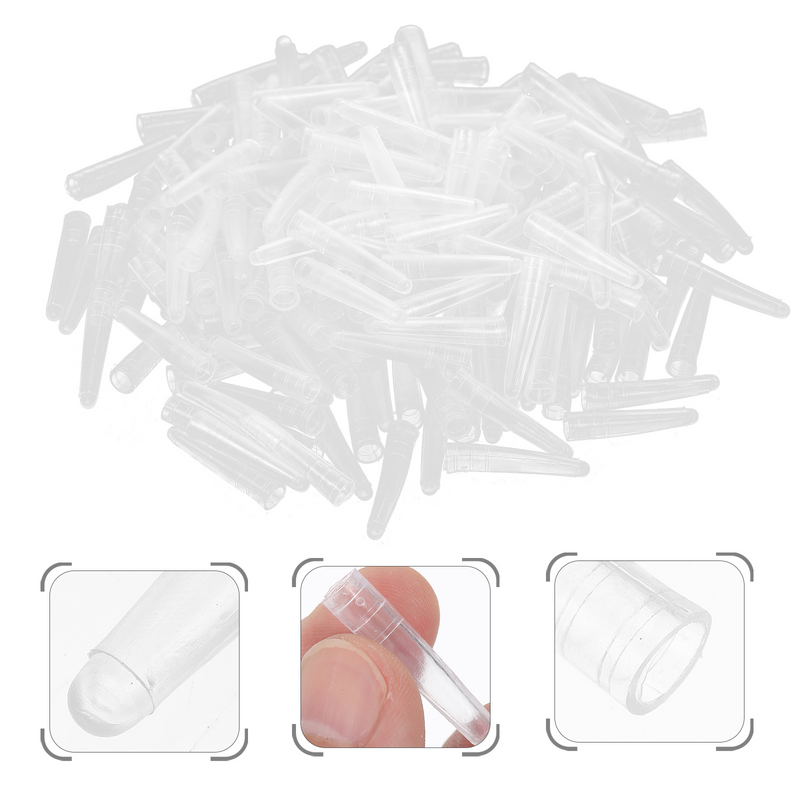200 Pcs Tweezers Tips Protective Replacement Set Tip Protector Silicone Cover Elbow Clip Protective Sleeve Non-slip Covers