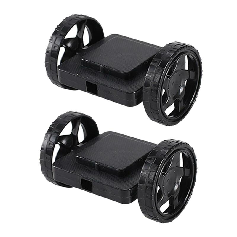 2 pezzi di puzzle magnetici impilabili blocchi ruote Base di costruzione regalo prescolare ruote magnetiche giocattoli educativi fai da te per bambini