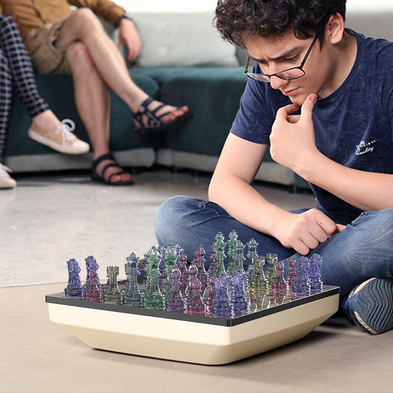 수지 3D 체스 보드 실리콘 몰드 비숍 퀸 에폭시 수지 용품 DIY 공예 수제 도구 쥬얼리 액세서리 만들기