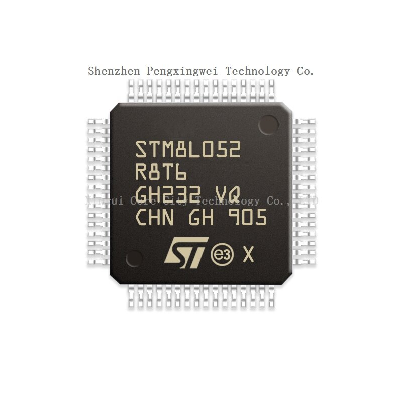 Microcontrolador de STM STM8, STM8L, STM8L052, R8T6, STM8L052R8T6, LQFP-64, MCU, MPU, SOC, 100% original, novo, no estoque