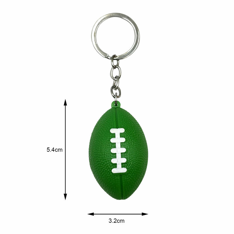 Mini Rugby Football Sport Souvenir Keychain Keyring Charms Anti-fall Ornamental Rugby Key Ring Pendant Jewelry Accessories Gifts