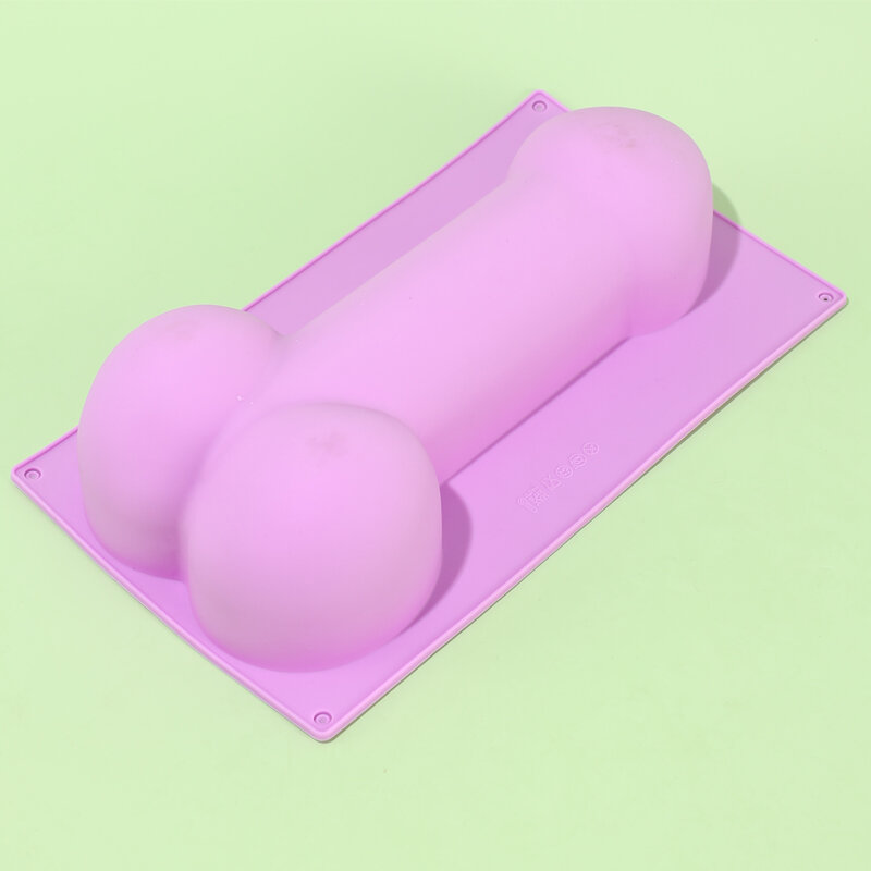 Cetakan kue berbentuk Penis kreatif 3D cetakan sabun Fondant silikon aman untuk makanan jamur Pesta Ulang Tahun perlengkapan cetakan kue alat kue