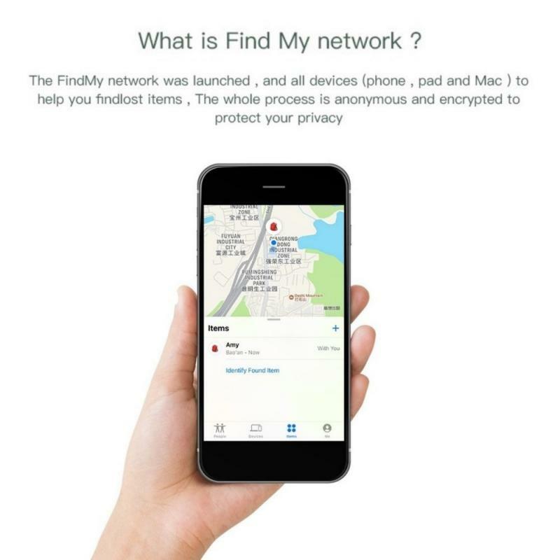 Smart Bluetooth Alarm Tracker Tag, Funciona com Bluetooth, Find My APP, Key Finder Locator, Portátil, Dispositivos Anti-Perdidos