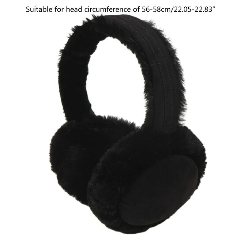 652F Teens Ear Protect Earmuff Plush Ear Warmer Winter Warm Gift for Girls Christmas