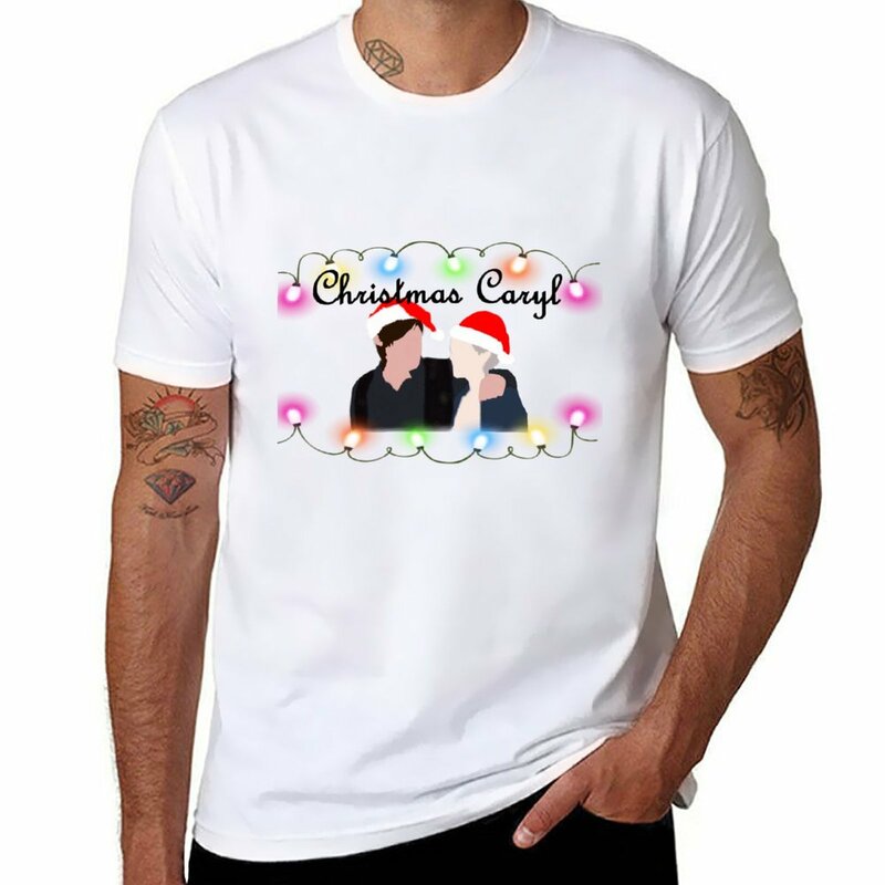 Een Kerst Caryl! T-Shirt Jongens Dierenprint Shirt Nieuwe Editie T-Shirt Heren Vintage T-Shirts