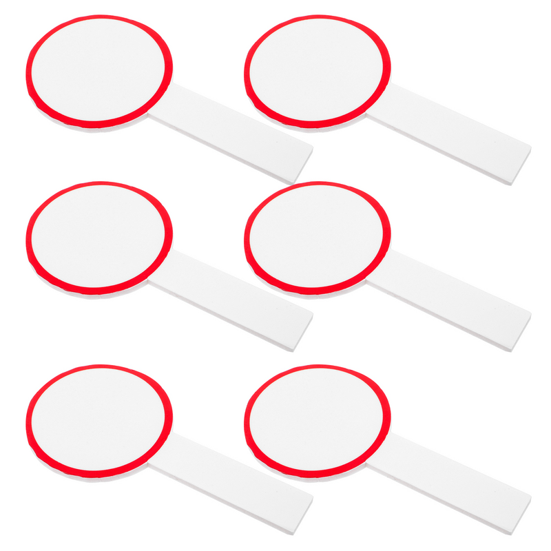 Tablones blancos magnéticos de mano para profesores, Mini pizarra blanca pequeña de borrado en seco, juego de respuesta borrable, espuma