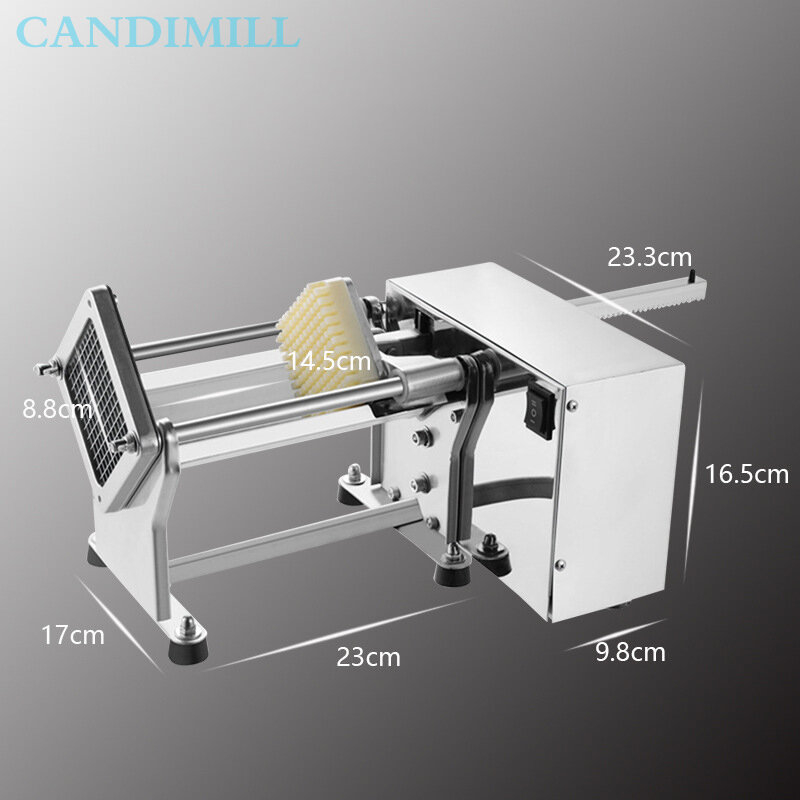 Household Automatic Vegetable Fruit Dicer Cutter Commercial Potato Tomato Food Electric Slicer Cutting Machine Efficient Energy