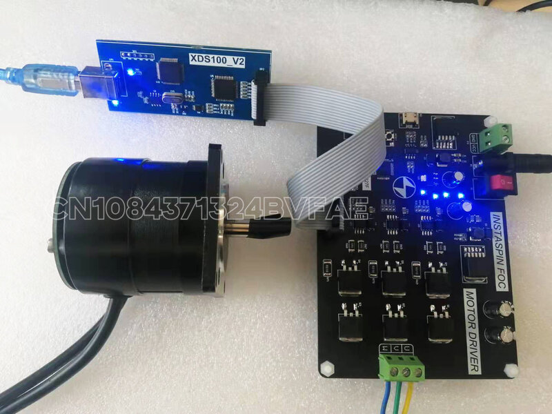 Controle remoto para controle Sensorless, InstASPIN FOC, TMS320F28027F