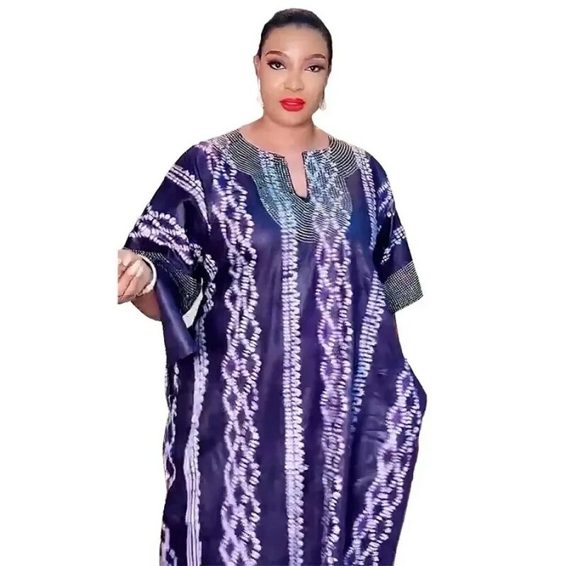 Abayas-Robe de Luxe pour Femme Musulmane Africaine, Caftan Marocain, Boubou, Djellaba, Mode 2024