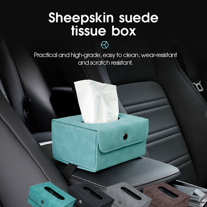 Universal Auto Tissue Box Auto Sonnenblende Tissue Box Halter Auto Innen Lagerung Maske Lagerung Box Dekoration Für Auto Zubehör
