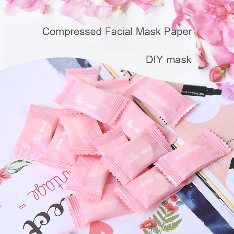 Gorąca maska papier jednorazowe maseczki do twarzy owinięte DIY maska papieru naturalna pielęgnacji skóry twarzy makijaż przybory kosmetyczne