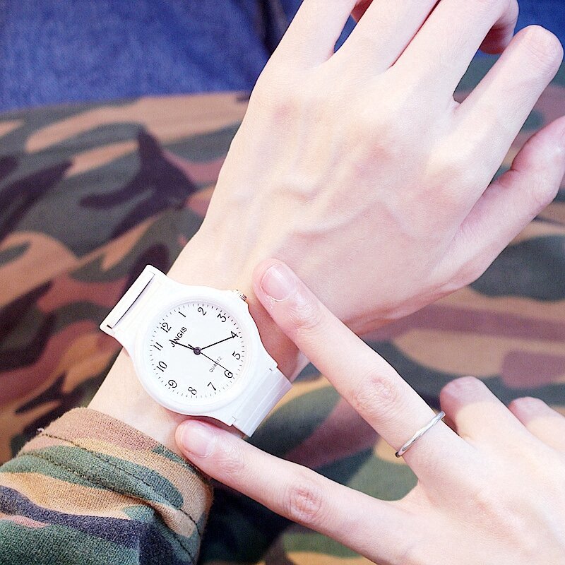 Zegarek damski proste zegarki studencki zegarek z czujnikiem ruchu dla dzieci