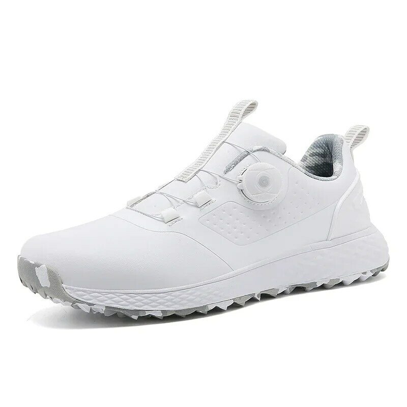 Sepatu Golf tahan air untuk pria Sneakers olahraga Golf luar ruangan tanpa Spikeless Sneakers latihan Golf Sneakers wanita cddie 36-44