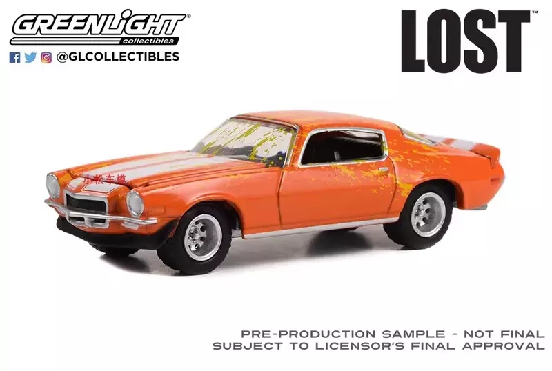 1:64 1971 Chevrolet Camaro Z28 Diecast Metal Alloy Model Car Toys For Gift Collection W1220