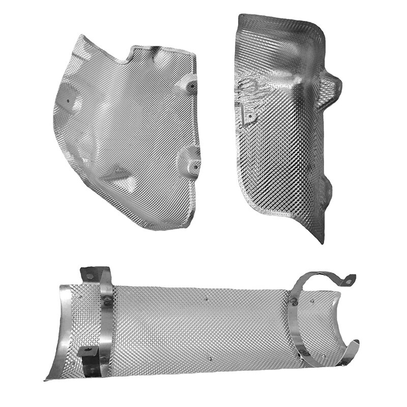 Embossed Aluminum Heat Shield Heat Shield Firewal Floor Pan Fuel Tank Silver Turbo Manifold Aluminum