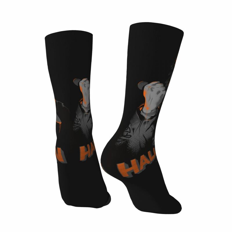 Lässiger Horrorfilm Halloween Michael Myers Messer Männer Frauen Socken wind dicht anwendbar das ganze Jahr über Dressing Geschenke
