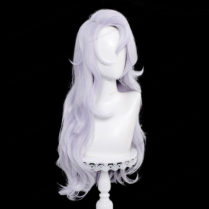 Gojo Satoru Female Cosplay Wig 70cm Long Silver Purple Hair Anime Wigs Heat Resistant Synthetic Wig