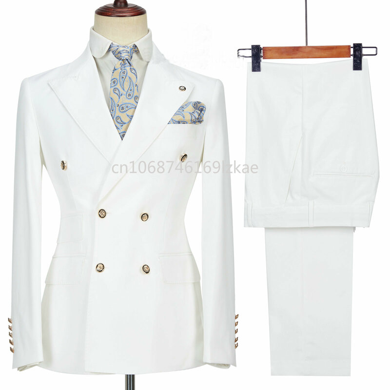 Traje laranja slim fit masculino, ternos de casamento lapela pico, blazer de baile, smoking noivo, jaqueta e calça, novo design, 2024