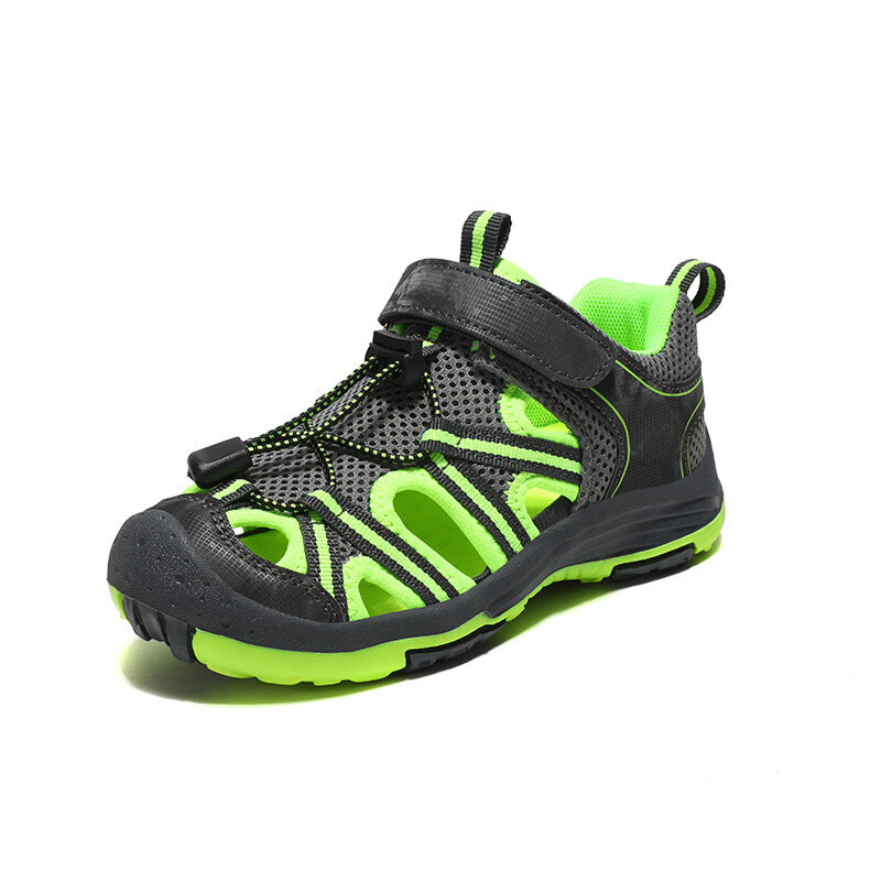 Letnie buty dziecięce chłopięce sandały na zewnątrz buty górskie Sneaker moda na spacery na co dzień sandały sportowe chłopiec Sneaker darmowa wysyłka