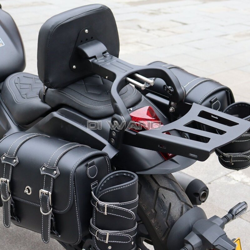 Сумка-седло для мотоцикла, складная спинка, спинка, седло-сумка, модифицированные аксессуары для Loncin VOGE CU525 525-CU CU-525